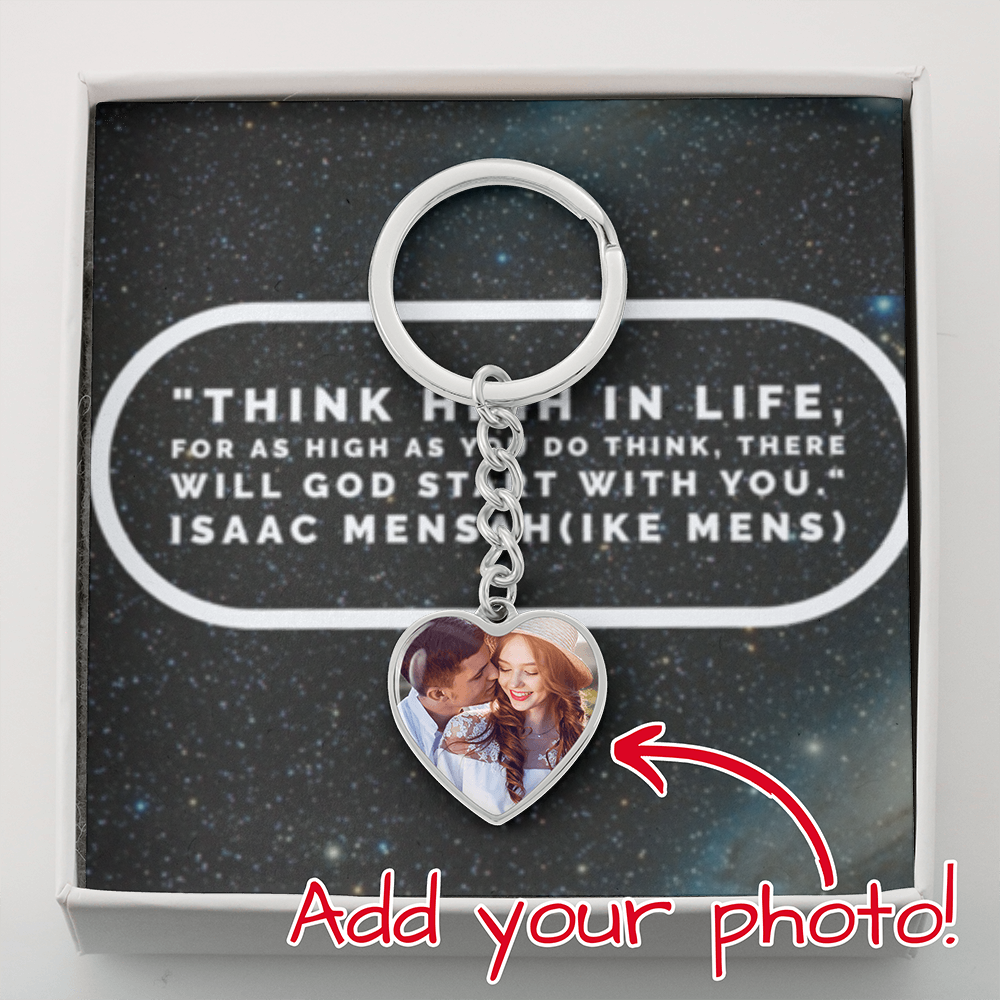 IKE MENS Quote Keychain(Buyer picture upload)