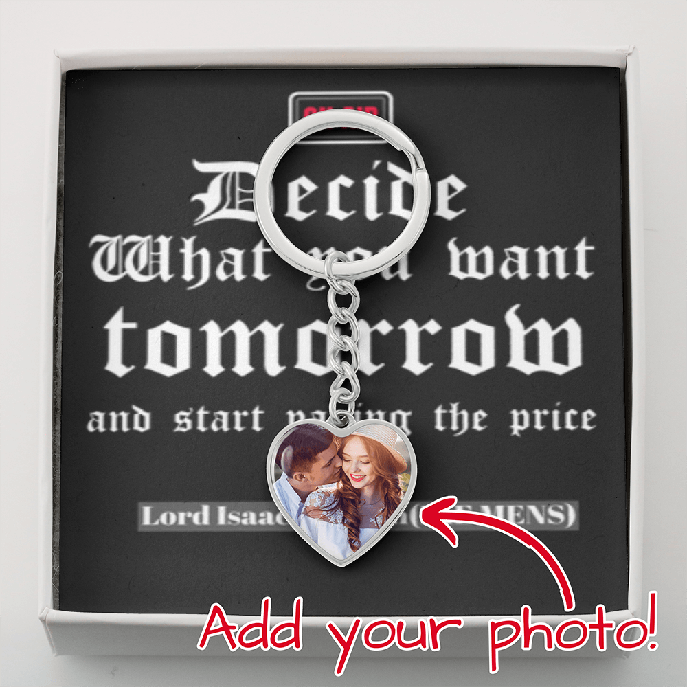 IKE MENS QUOTE KEYCHAIN