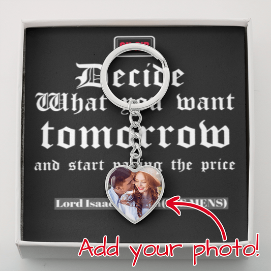 IKE MENS QUOTE KEYCHAIN