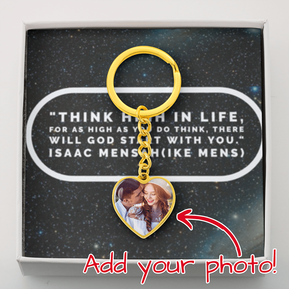 IKE MENS Quote Keychain(Buyer picture upload)