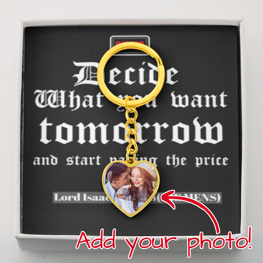 IKE MENS QUOTE KEYCHAIN