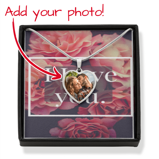 I LOVE YOU HEART NECKLACE(Buyer picture upload)