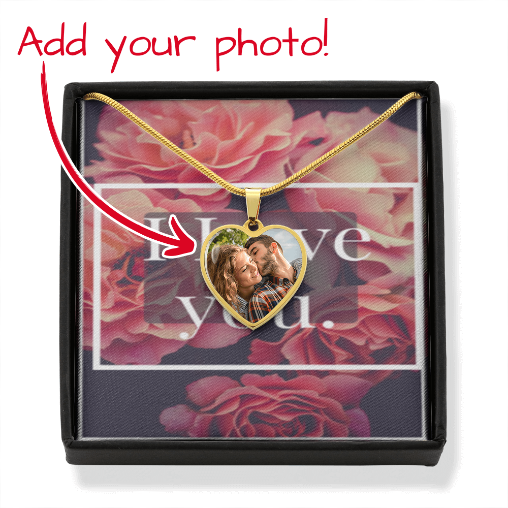I LOVE YOU HEART NECKLACE(Buyer picture upload)
