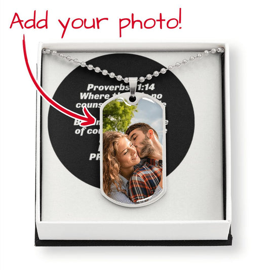 Proverbs Military Necklace
