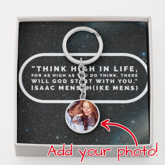 IKE MENS Quote Keychain(Buyer upload)