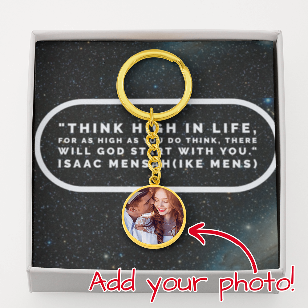IKE MENS Quote Keychain(Buyer upload)