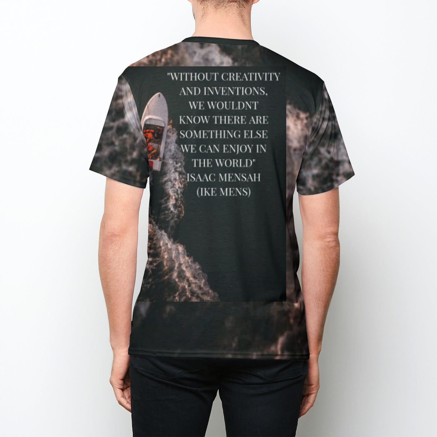 IKE MENS Quote Tee shirt Mens Crew Tee