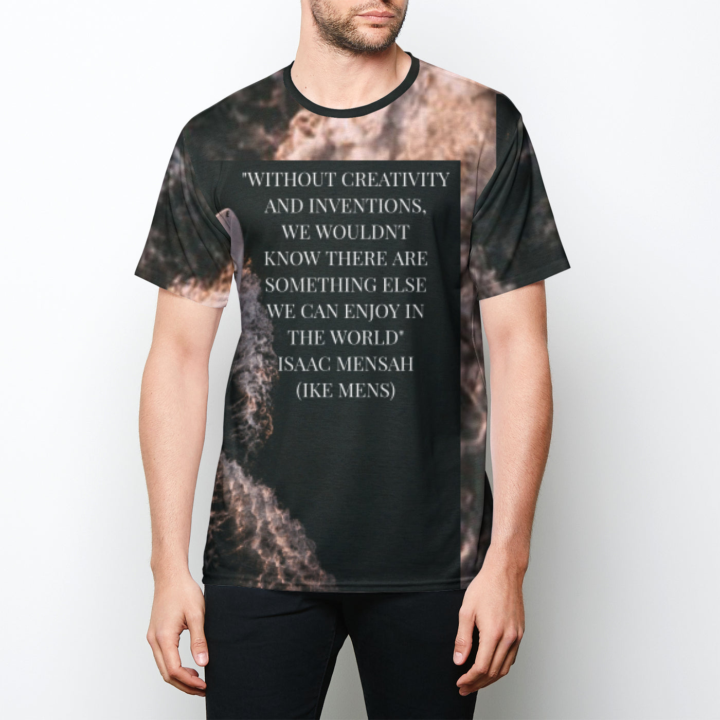IKE MENS Quote Tee shirt Mens Crew Tee