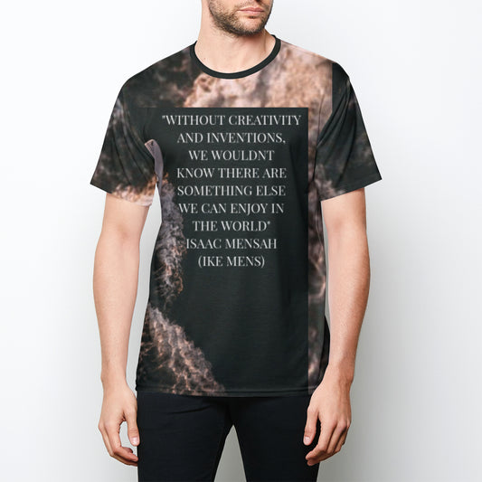 IKE MENS Quote Tee shirt Mens Crew Tee